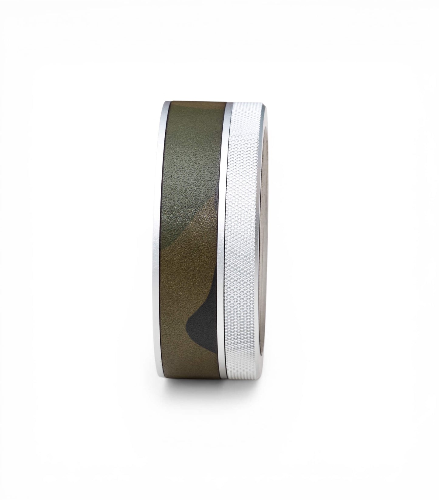 Silver on Camo Leather Ruk Can