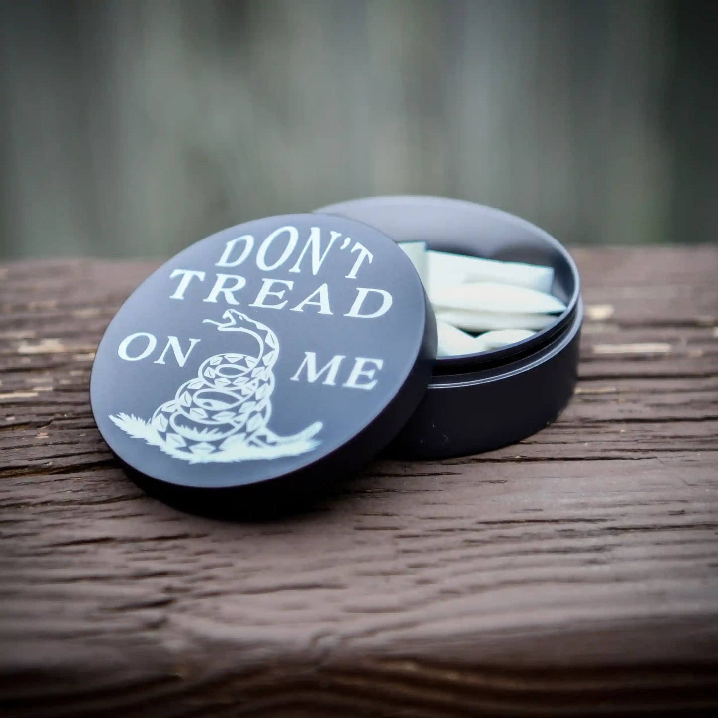 Don't Tread On Me Gunmetal Can